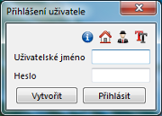 Přihlašovací dialog